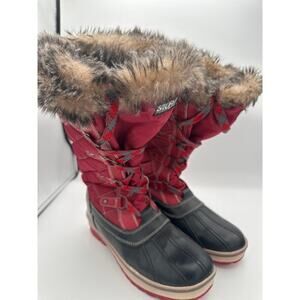 Women’s Storm by Cougar Aspen P Red & Black Snow Boots Size 8M